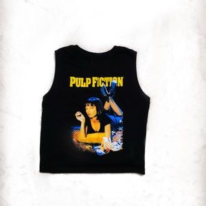 Pulp fiction open sleeve shirt